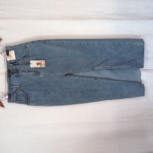 Sincerely Jules Blue Denim Midi Skirt